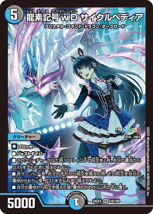 龍素記号ｗD サイクルペディア(DM24EX4 18/100)